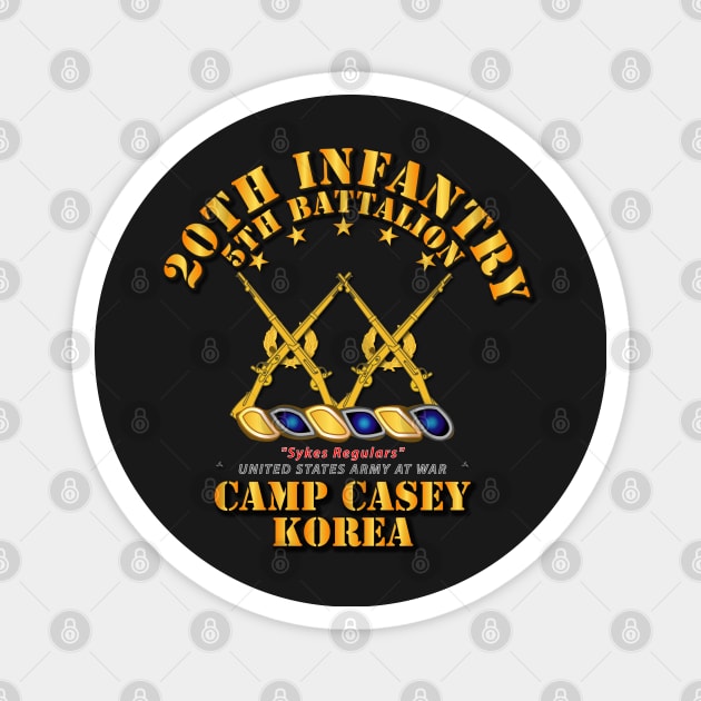 5th Bn - 20th Infantry  - Camp Casey Korea Magnet by twix123844